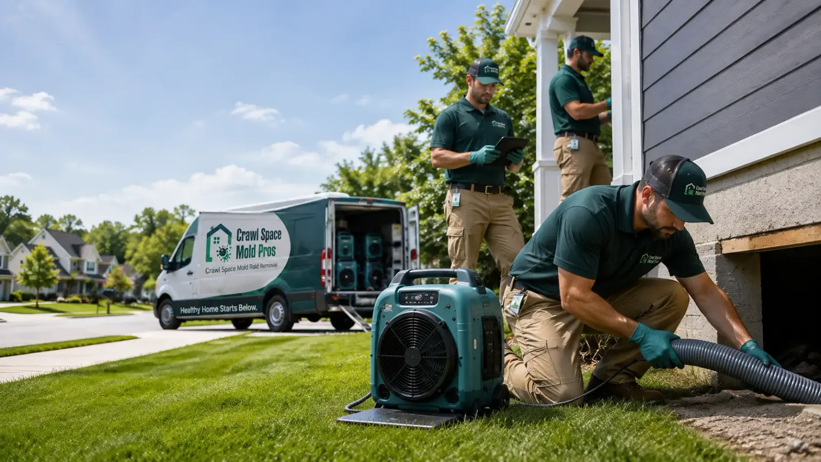 Crawl Space Mold Removal in Cortland, OH